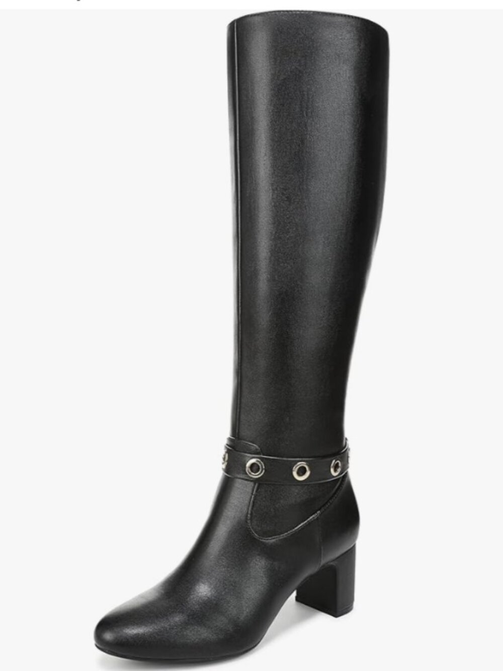New LifeStride Women's Tansy Fashion Boot Dark Chocolate 8.5 Wide Calf